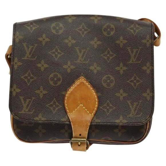 LOUIS VUITTON Monogram Cartouchiere MM Shoulder Bag LV Auth - Picture 2 of 16
